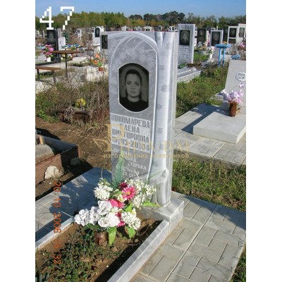 Памятник из мрамора стандарт 47 — ritualum.ru
